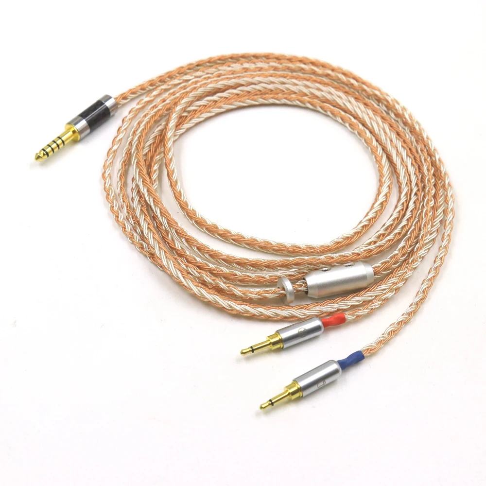 Фото 16 Core XLR/3,5/4,4 мм балансировочные наушники для 2x2,5 мм HIFIMAN HE1000 HE400S HE560 Oppo PM-1 PM-2 кабель для наушников №4