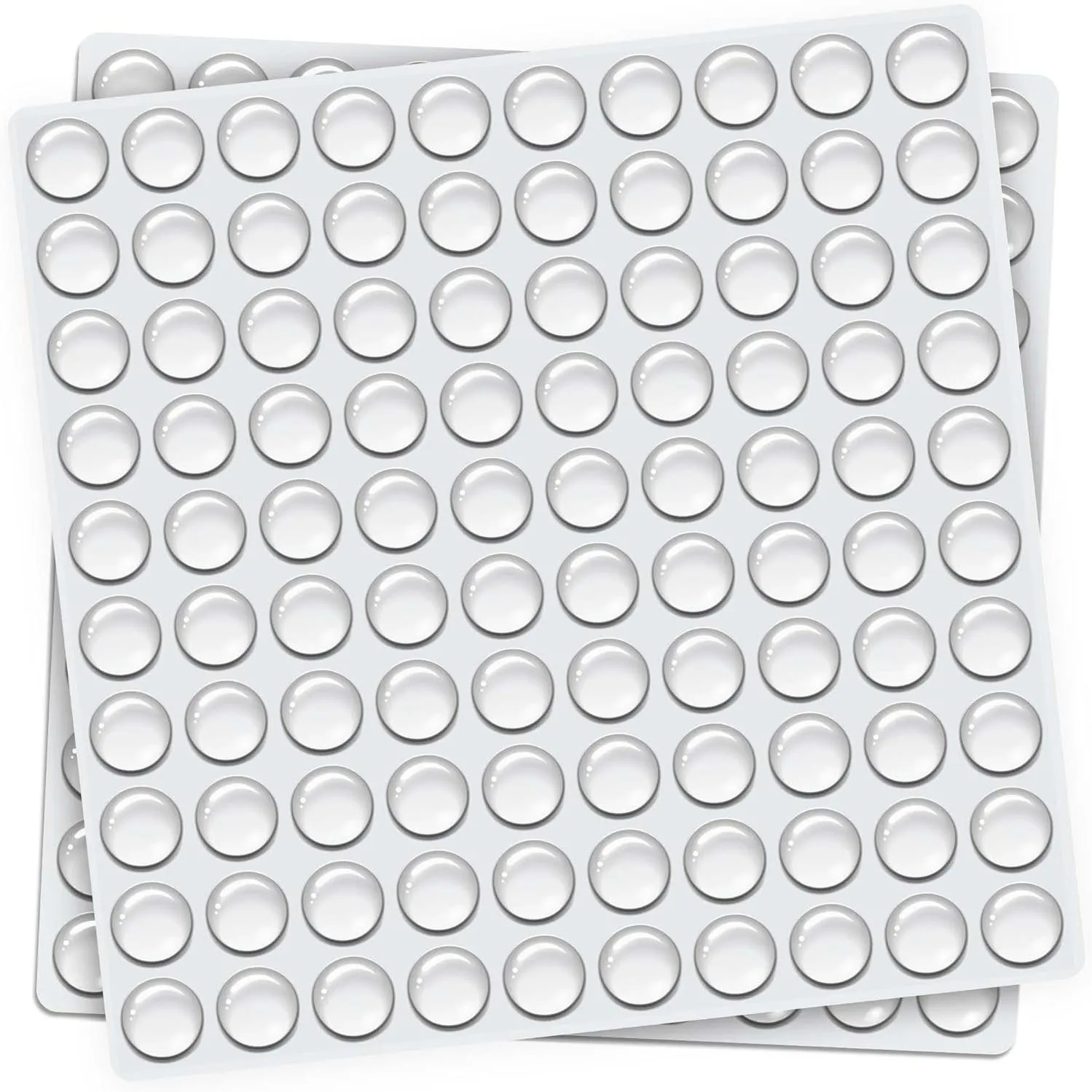 กันชนประตูตู้แบบมีเสียง, จุดกันชนซิลิโคนใสแบบกลมติดด้วยตัวเองสำหรับประตูตู้และลิ้นชัก, เฟอร์นิเจอร์ 1