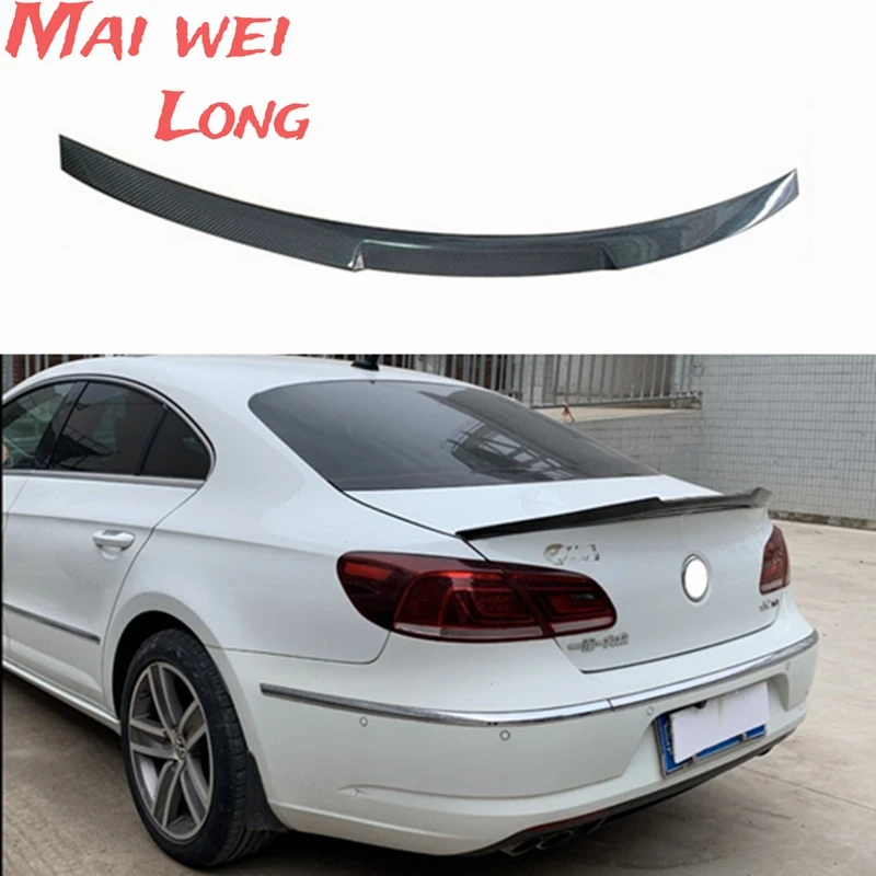 

FOR Volkswagen Passat CC 2009-2018 Car Rear Trunk Car Styling Car Decoration Tail Spoiler Carbon Fiber M4 Style