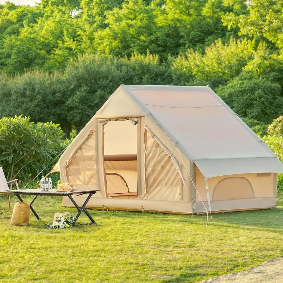 4-6 Person Inflatable Camping Tent with Pump
