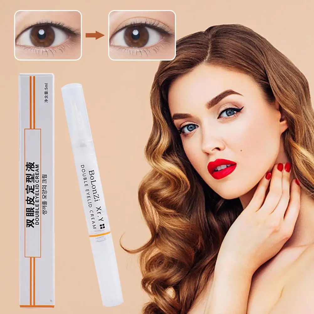 

5ML New Magic Double Eyelids Styling Shaping Glue Adhesive Lift Tool Eyelid Makeup Invisible Eye Cream Tape Double Big Y2X9