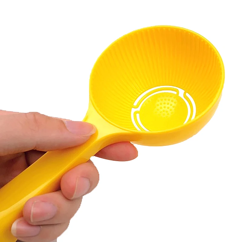 Plastic Shaped Spoon Rice Spoon Non-stick DIY Rice Scoop Mold Rice Ball Spoon Half Round Porridge Spoon Kitchen Accessories
