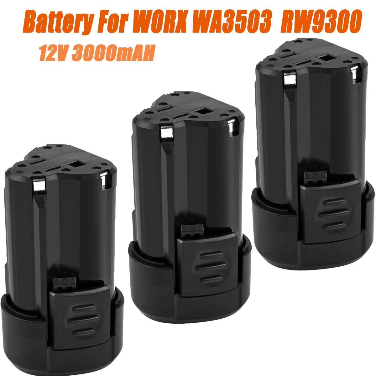 12V 3000mAh RW9300 WA3503 Replacement Liion Battery For Worx WA3504