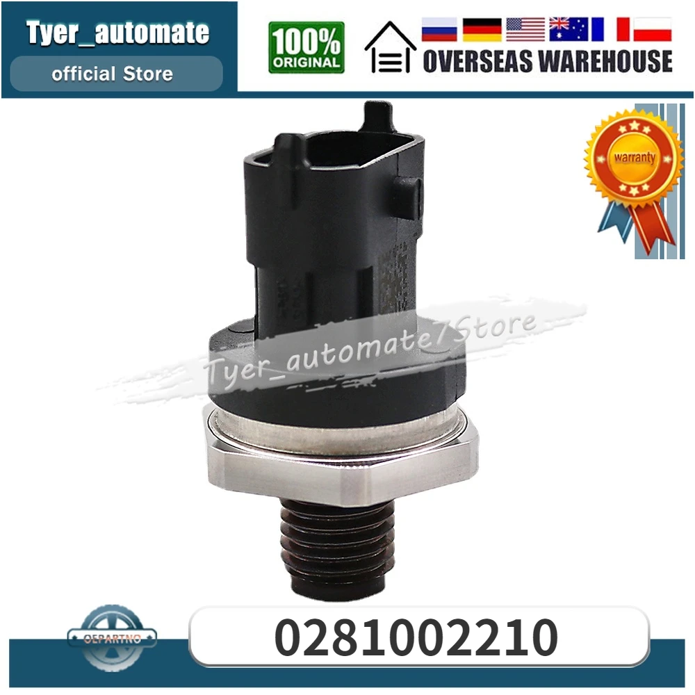 

Fuel Rail Pressure Sensor 0281002210 For Alfa Romeo Fiat Brava Stilo Strada Punto Multipla