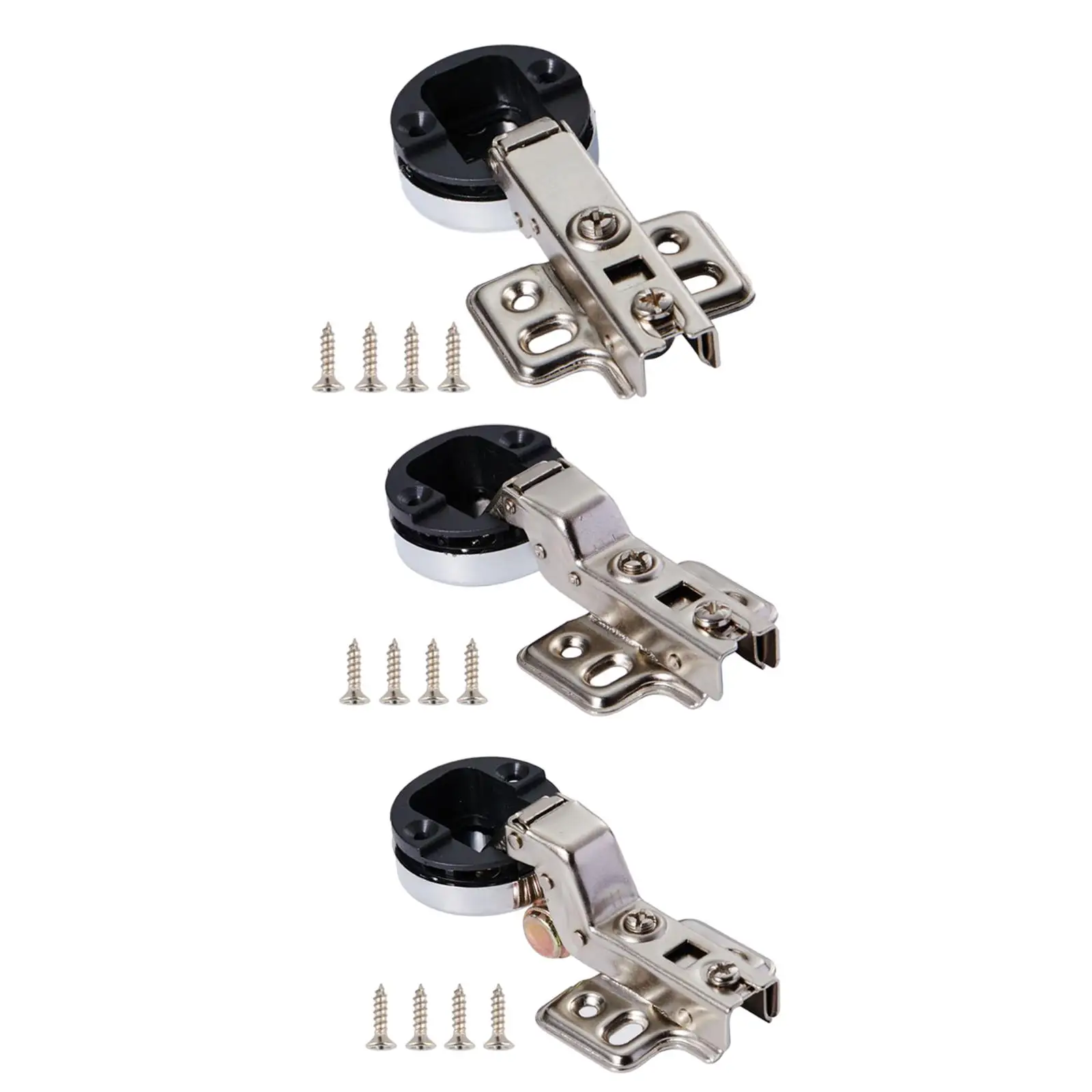 Glass Door Hinges, 35mm Hole Concealed Hinge, Practical, DIY Hinges, Steel Fixed Hinge