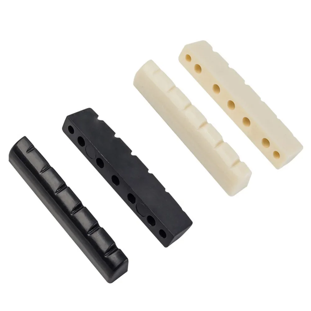 10 PCS 기타 뼈 문자열 너트 43mmx6mmx8.4mm Luthier 안장 다리 ST DIY 악기 기타 액세서리 부품