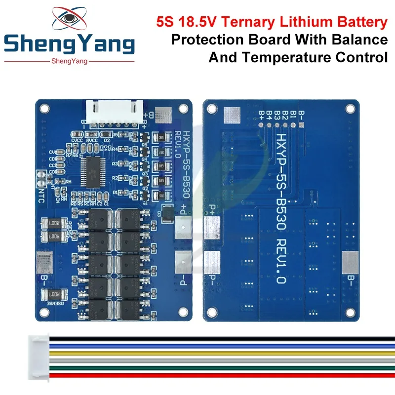 5S 18V 21V 30A 45A BMS Lithium-Batterie-Ladeschutzplatine mit NTC-Widerständen mit Balance und NTC-Temperaturschutz