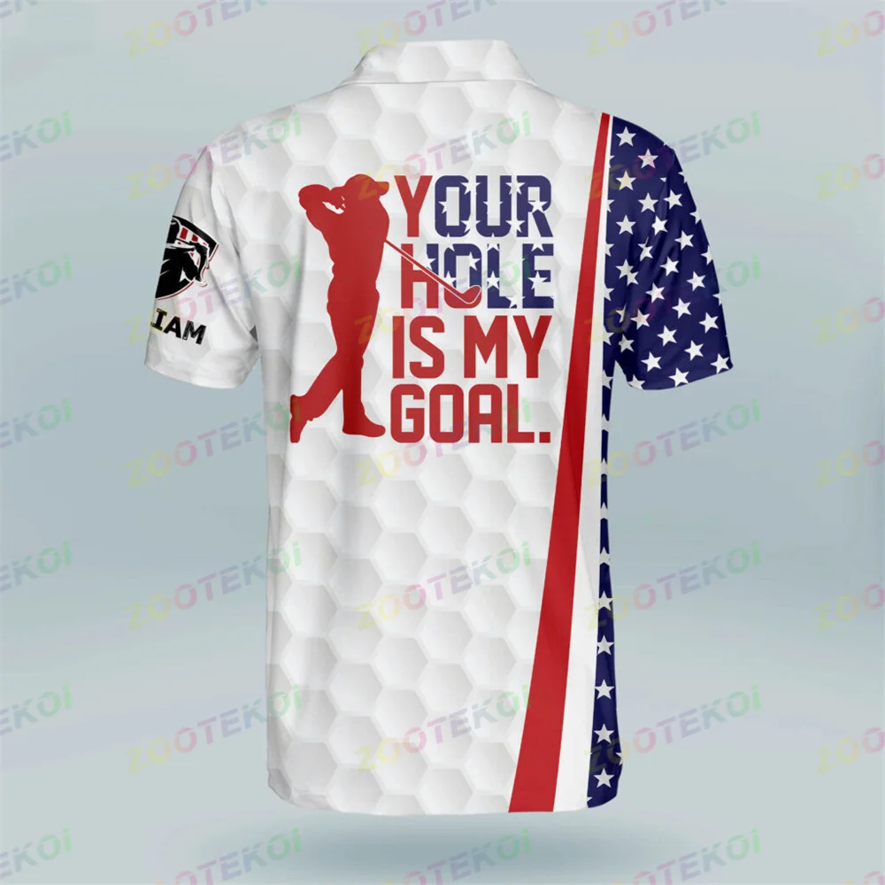 Golf Shirts for Men Golf Polo Shirts Short Sleeve Polo Dry Fit Swing Swear Look for The Ball Repeat Personalized