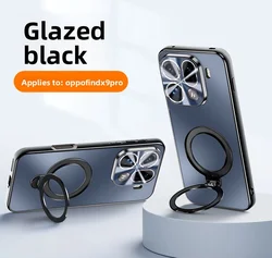 Enhanced Protective Case with Ring Stand and Magnetic MagSafe Compatibility, AG Matte Finish - OPPO Find X9 (Black)