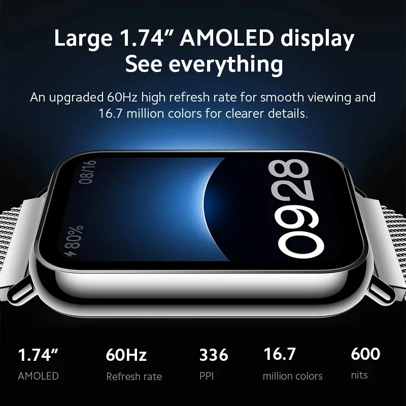 Xiaomi Mi Band 8 Pro versione globale Smart Wristband1.74 