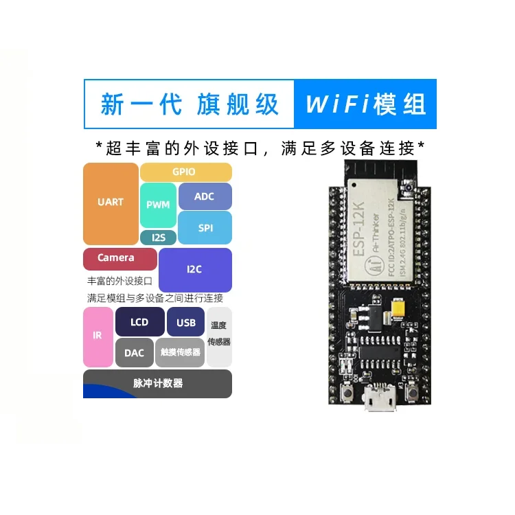 ESP32-S2 ESP-12H KIT ESP-12K KIT ESP 12H ESP 12K ESP32 S2 Ai-Thinker original sockets gold