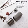 High Quality Aluminum Manual Coffee Grinder Stainless Steel Burr Coffee Grinder Mini Coffee Milling Tools 2