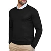 Autumn Men's Dress Crew Neck Sweater Slim Fit Lightweight Sweatshirts Knitted Pullover Casual Fashion Long Sleeve Sweater 2