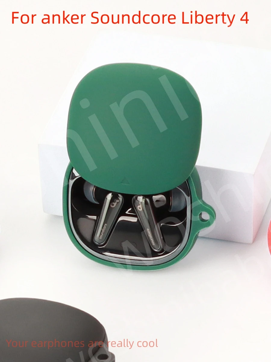 

2023 New For Anker Soundcore Liberty 4 Wireless bluetooth Accessories headset earphone silicone Cover For Anker Liberty 4 Case