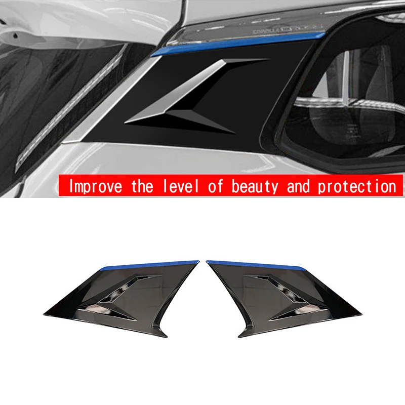 

Car Styling C Pillar Rear Side Window Quarter Panel Cover Trim Garnish For Toyota Corolla Cross 2020 2021