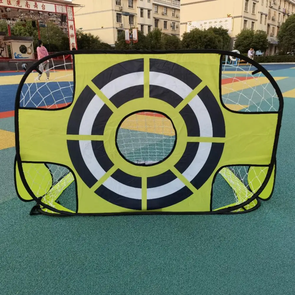 Children Soccer Goal  Portable Impact-Resistant Grass Green  Folding Training Football Goal Sports Supply