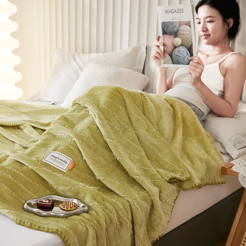 

Бархатное одеяло с кисточками, стеганое покрывало на кровать, клетчатое пушистое мягкое покрывало для дивана, зимнее одеяло из микрофибры, плюшевое покрывало для кровати