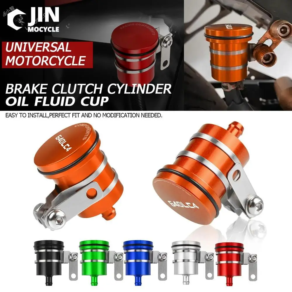 

For K-T-M 640 LC4 2003 2004 2005 2006 640LC4 Motorcycle Accessories CNC Brake Fluid Reservoir Clutch Cylinder Tank Oil Fluid Cup