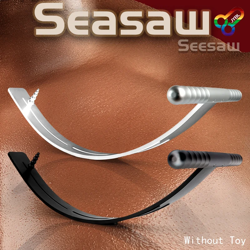 Sex Toys JYBL Sexy Tool By Hand Seesaw Dildo Adapters For Sex Machine Women Adult Couple Games Tools Erotic Toys Product Shop Metal steel