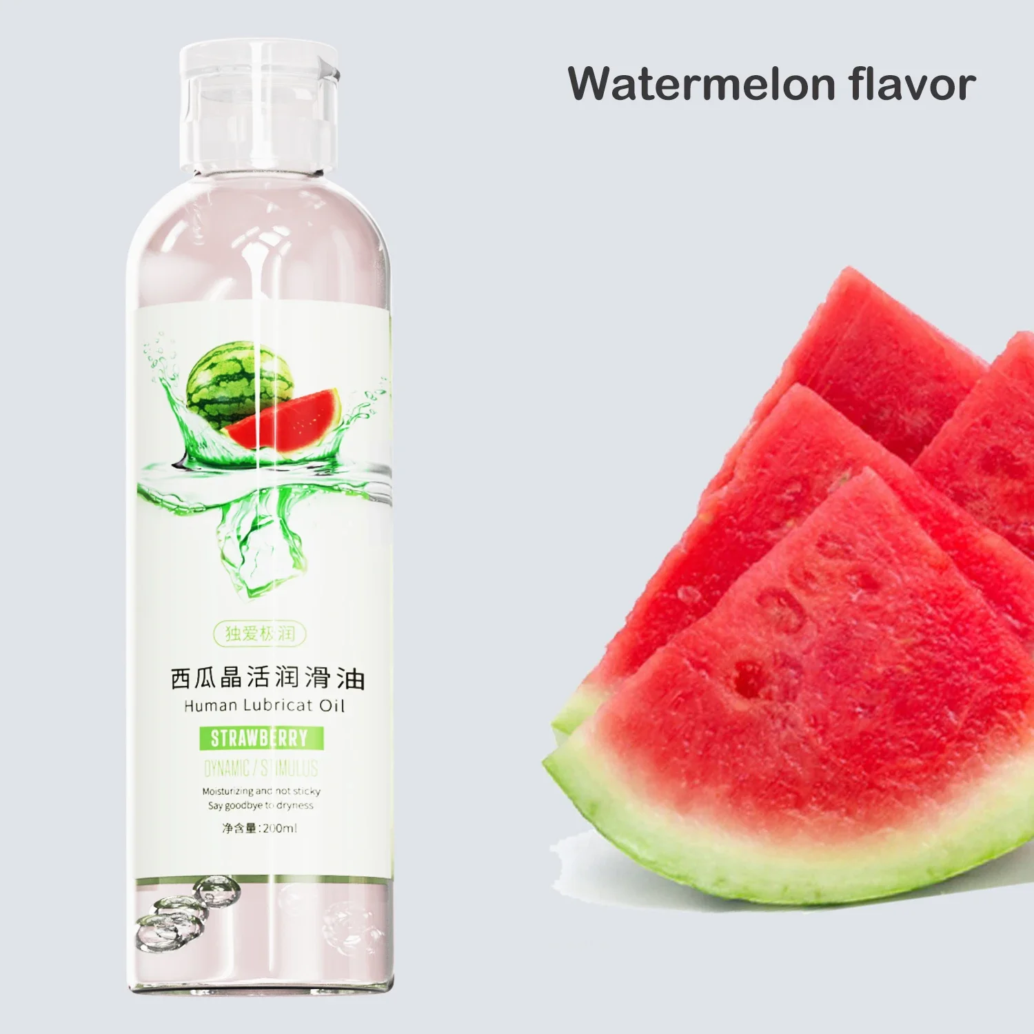 Lubricante en gel soluble en agua de 200 ml con sabor a frutas para adultos, aceite lubricante seguro, lubricante personal para hombres, mujeres y parejas, herramienta sexual