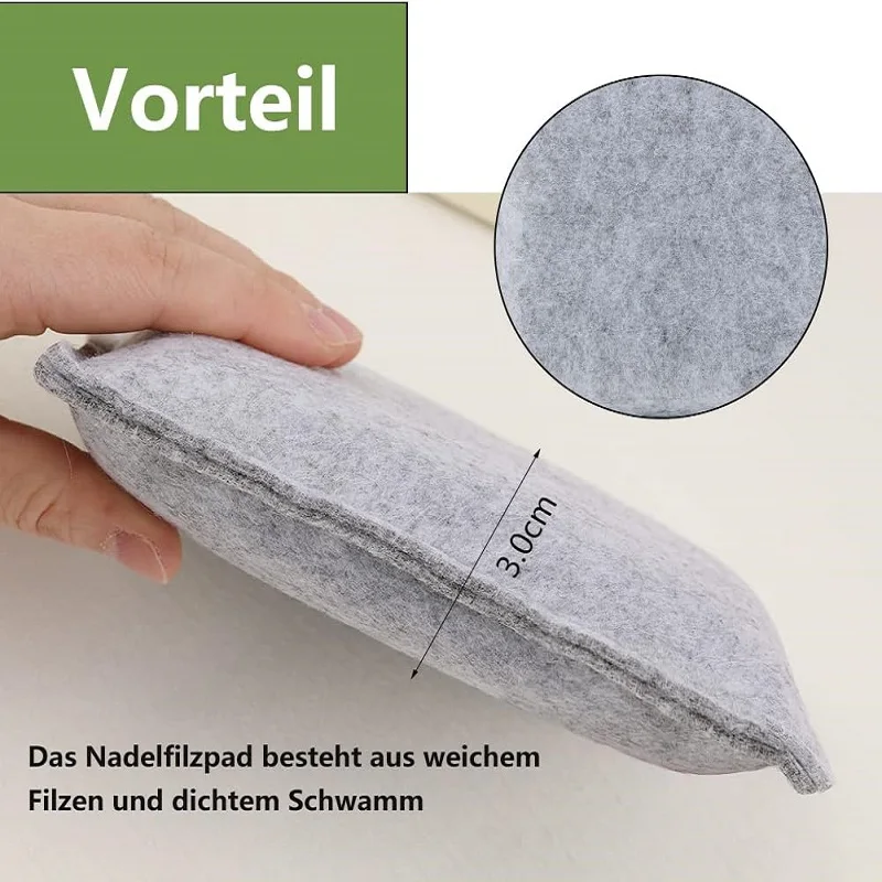 Needle Felting Kit Needle Felting Underlay Dry Felting Pad Starter Set with Needle Holder and Needles for DIY Craft