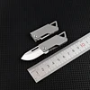 D2 Blade Stainless Steel Forming Knife Outdoor Camping Self Defense Emergency Survival Knife Folding Portable Keyknife 2