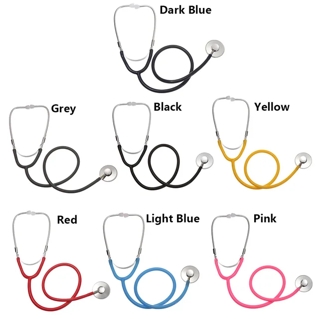 New Kids Stethoscope Toy Simulation Doctor's Toy Family Parent-Child Games Imitation Plastic Stethoscope Accessories 7 Colors 2