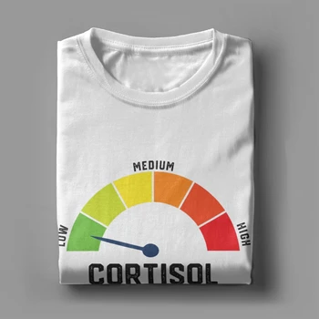 2026 summer Cool Low Cortisol Levels v Meme T-Shirts Men  women O Neck Pure Cotton T Shirts Short Sleeve Tees Graphic Clothing 1