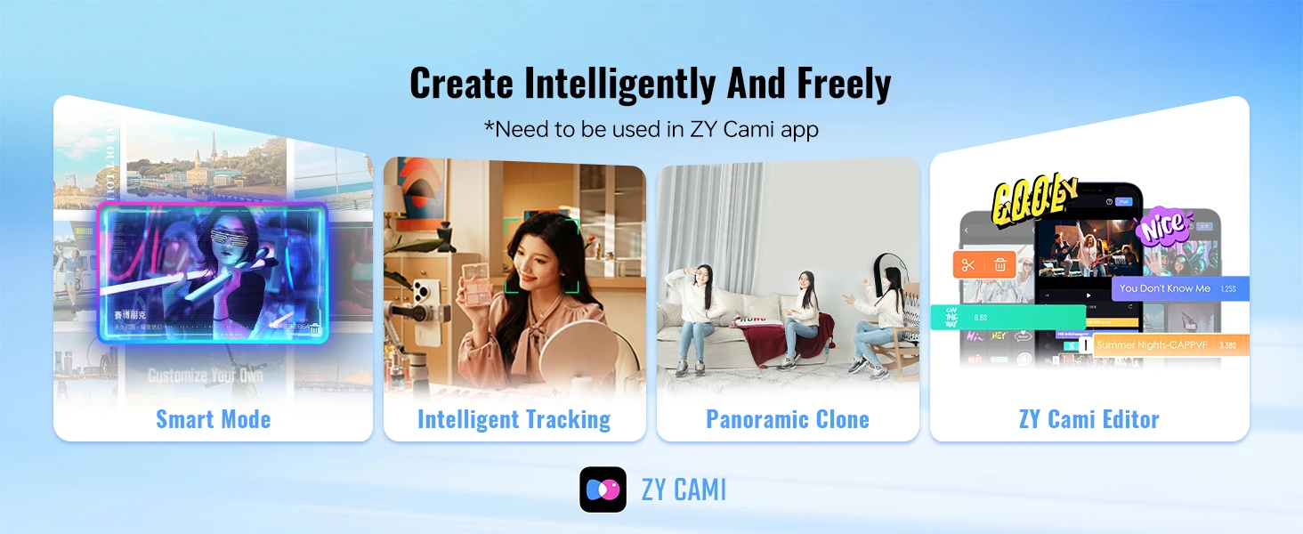 Zhiyun Cinepeer CQ5 Voice Control Gimbal description image 13