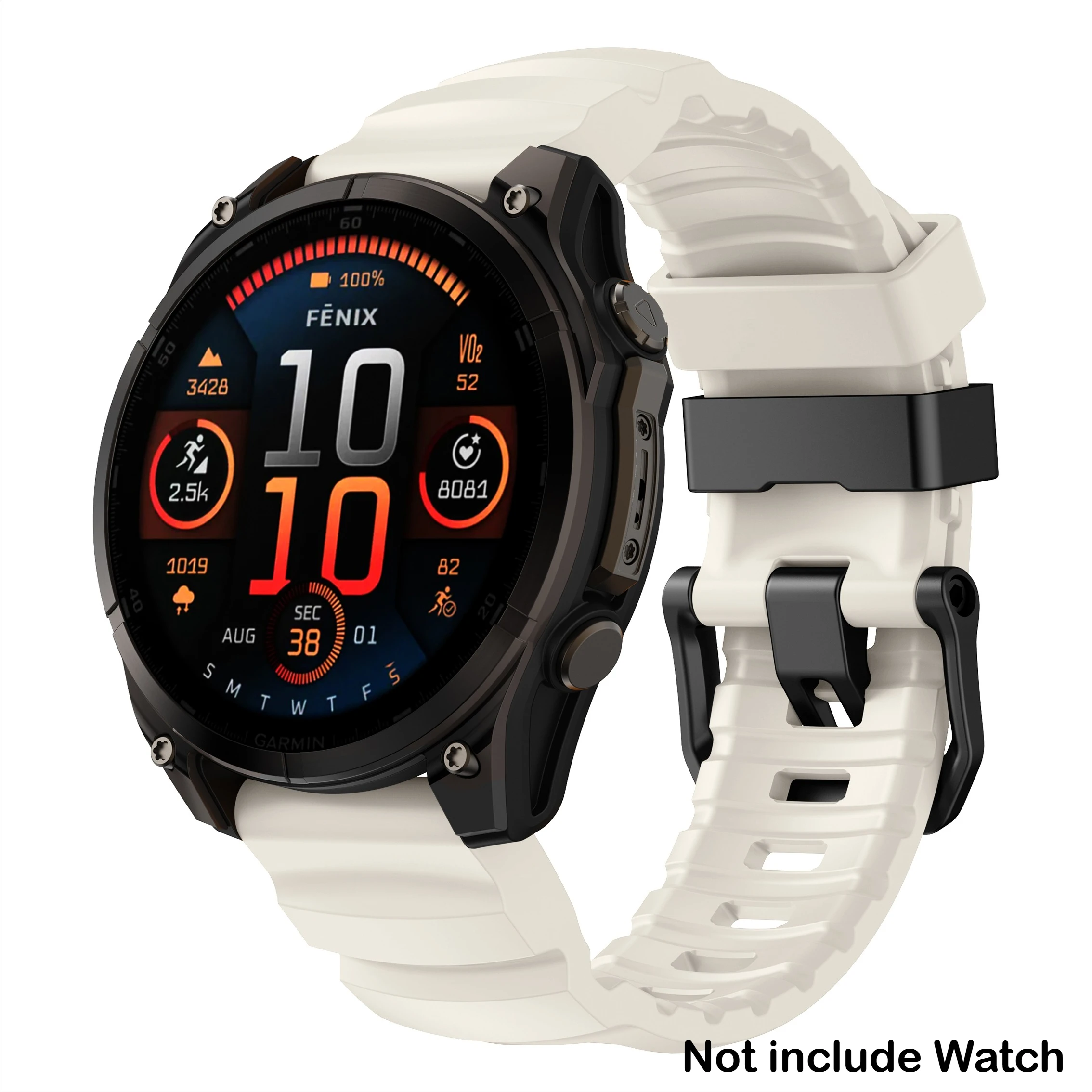 Premium Silicone QuickFit Watch Strap - 26mm/22mm - Universal Fit