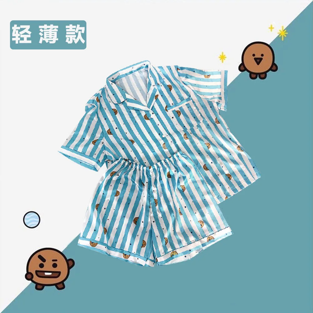 Bts Pajamas Shopee Bt21 Pajamas Official 2022 Summer New Bt21