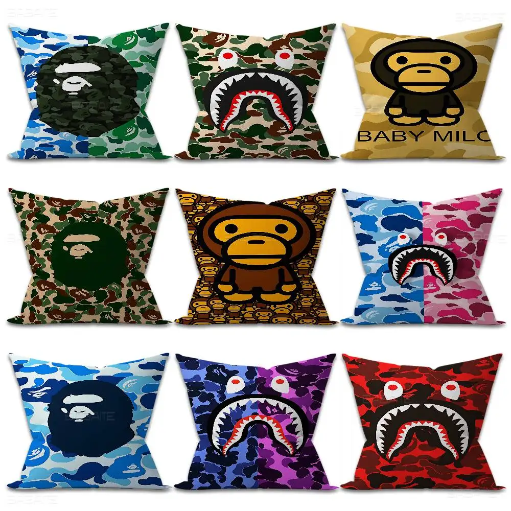 Luxuriöser Mode-Kissenbezug im Camouflage-Stil von B-BapeS, Kissenhülle für Sofa, Auto, Weihnachtsgeschenk, 40x40cm, 45x45cm