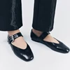 2024 Shoes Women Flats Shallow Mouth Autumn Pointed Toe Loafers Ballerinas New Fall Leopard Retro Dress Shoes Zapatos De Mujer 3