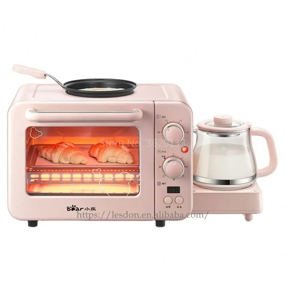 

New 3 in1 Household 8L Electric Oven Multifunction Breakfast Maker Bread Machine Coffee Roaster