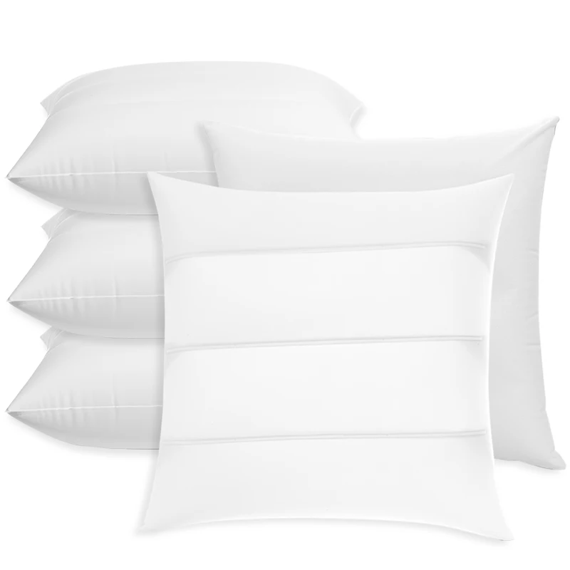 1PC Standard Pillow Cushion Core Inflatable Cushion Core Inner PP Soft Throw Seat Pillows interior Car Home Decor White 45X45cm