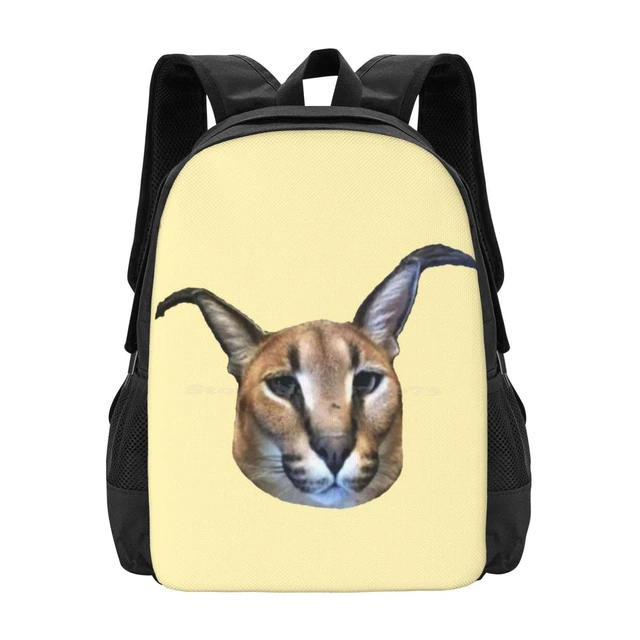 Grande floppa bebê meme estilingue peito saco personalizado caracal gato  crossbody mochila de ombro para homens viajar daypack - AliExpress