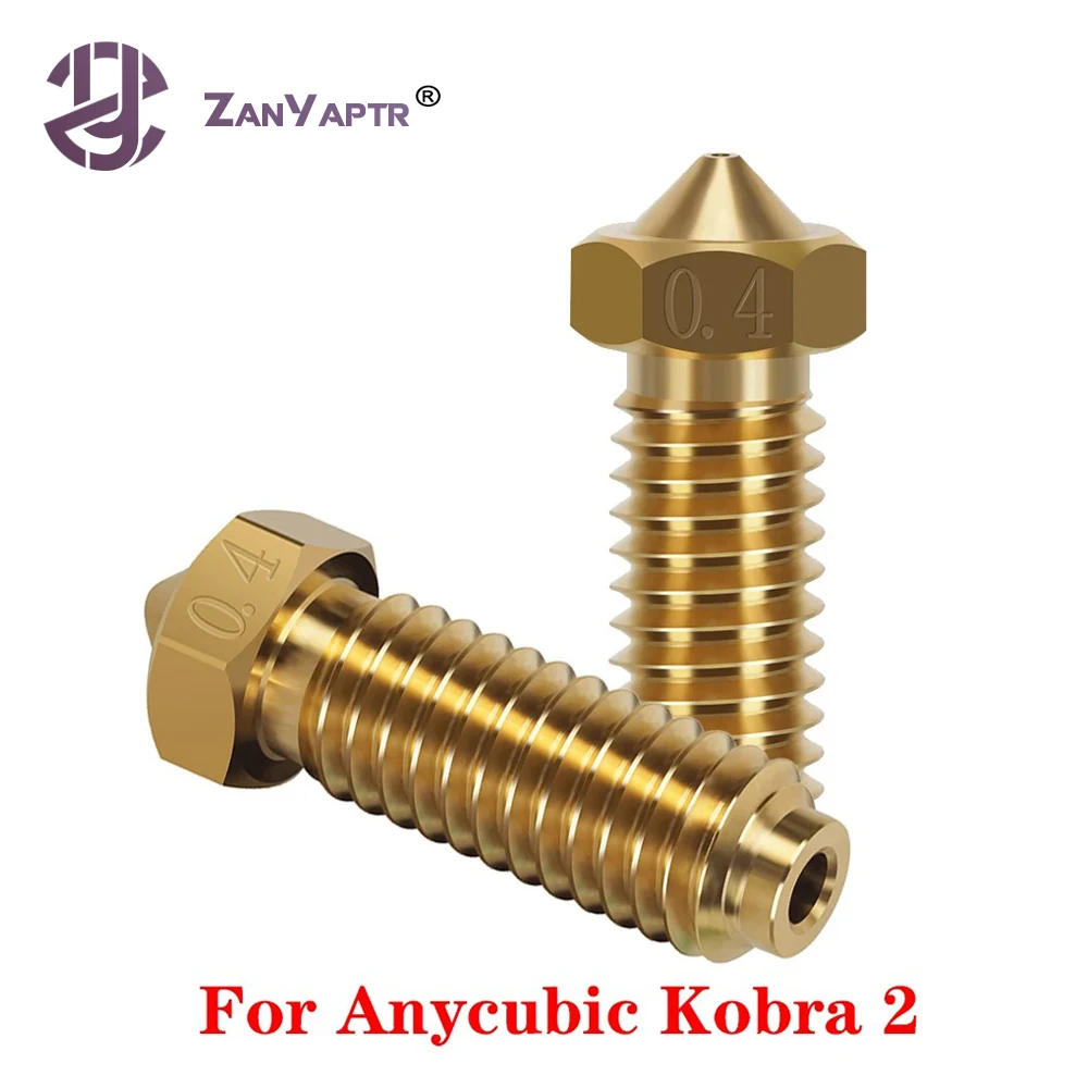 Per Anycubic Kobra 2 Ugello Vulcano 0.2/0.4/0.6/0.8Mm Ottone Ad Alto Flusso Ad Alta Precisione 1.75Mm Filamento Accessori Per Stampante 3D E3D