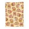 Cute Capybara Flannel Throw Blankets Blankets for Bedding Couch Super Soft Bedding Throws 2
