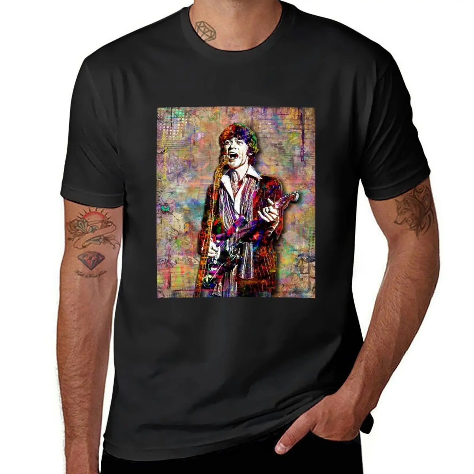 

TRENDING Robbie Robertson T-shirt sweat Short sleeve tee Aesthetic clothing mens graphic t-shirts big and tall