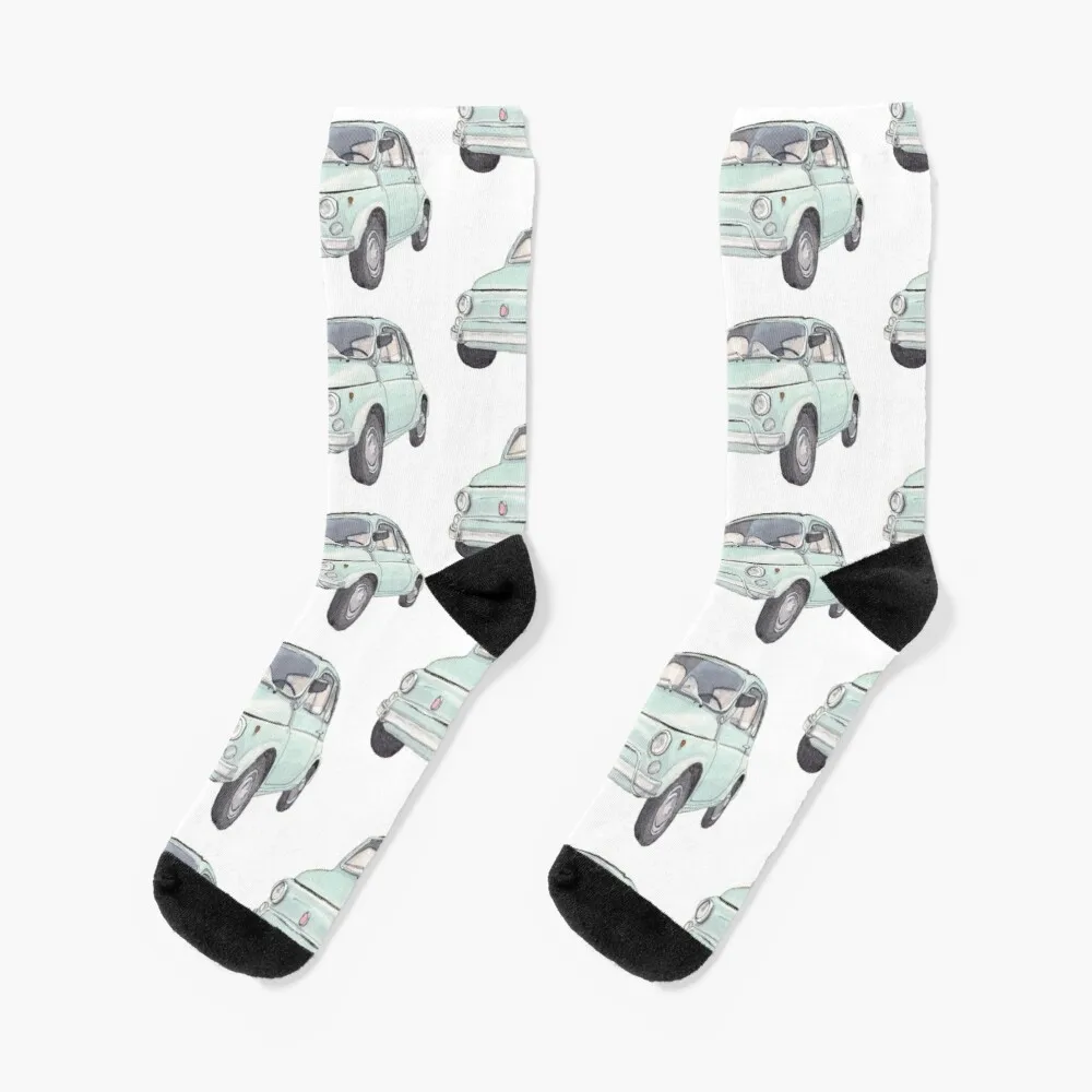 

Vintage Fiat 500 Socks