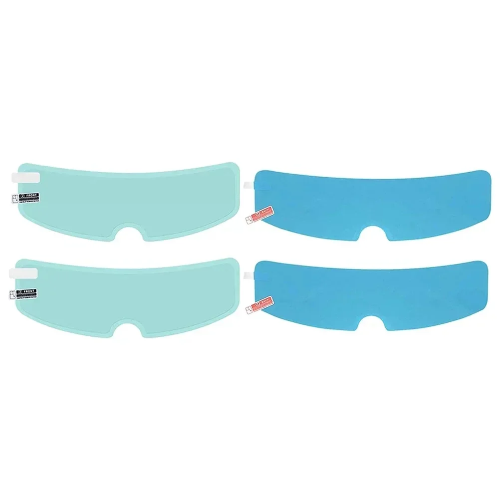 Crystal-Clear Motorcycle Helmet Anti-Fog Film Nano Rain-Repellent Night Day Riding Visor Shield Zero Distortion