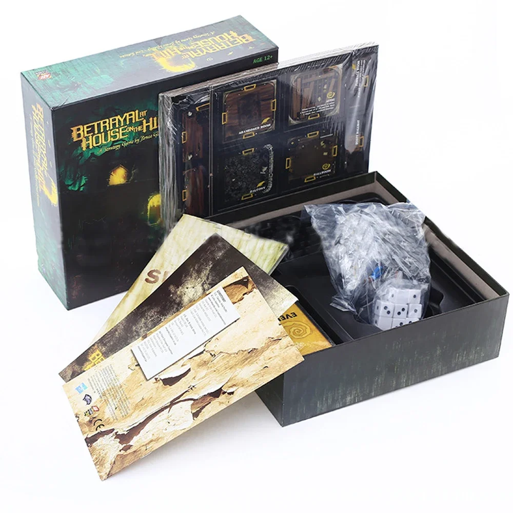 Betrayal At House On The Hill 2Nd Edition 50 Chilling Scenarios D and D Dungeons And Dragons 3-6 Players - Family Board Games 6