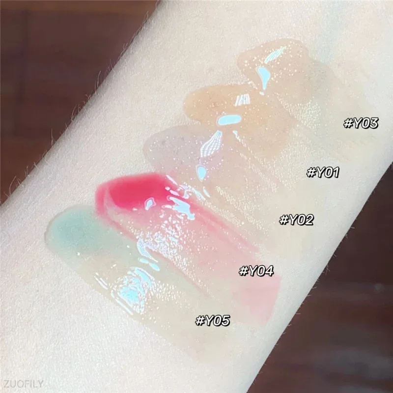 Moisturizing Lipglaze Anti-liplines Lipgloss Lips Makeup Set Transparent Lip Tint Anti-drying Lip Balm Mirror Lipstick Cosmetics