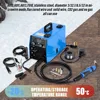 MIG Welder 200Amp 110V/220V Gas MIG/Gasless Flux Core MIG/Stick/Lift TIG/Spot Welding/Spool Gun Multi Process Welding Machine 3