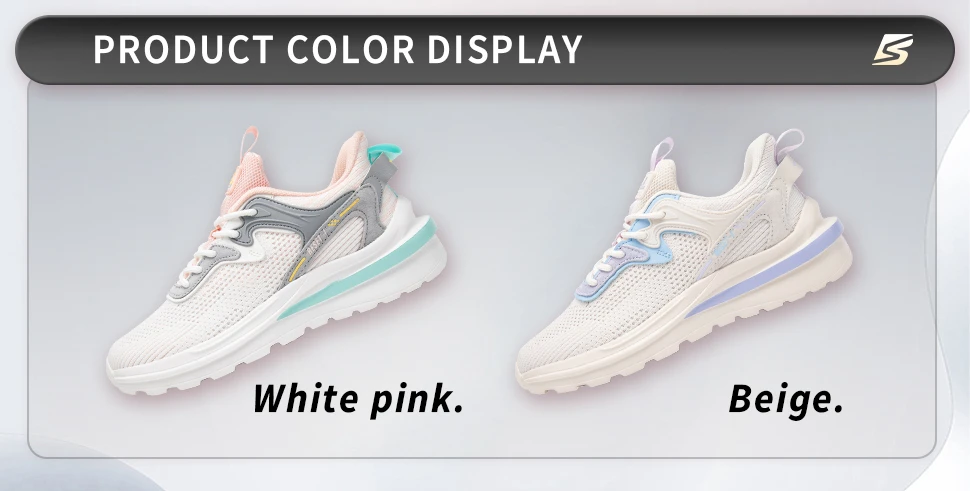 Baasploa 2022 New Fashion Women's Sneakers Breathable Female Running Shoes Comfortable Classic Casual Shoes Women Sneakers