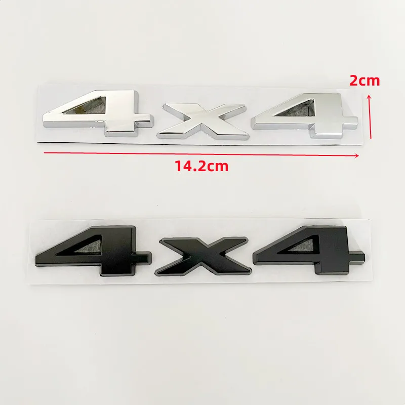 지프 4X4 문자 엠블럼 로고 그랜드 체로키 오버랜드 컴퍼스 랭글러 액세서리에 대한 3D 금속 자동차 트렁크 배지 스티커