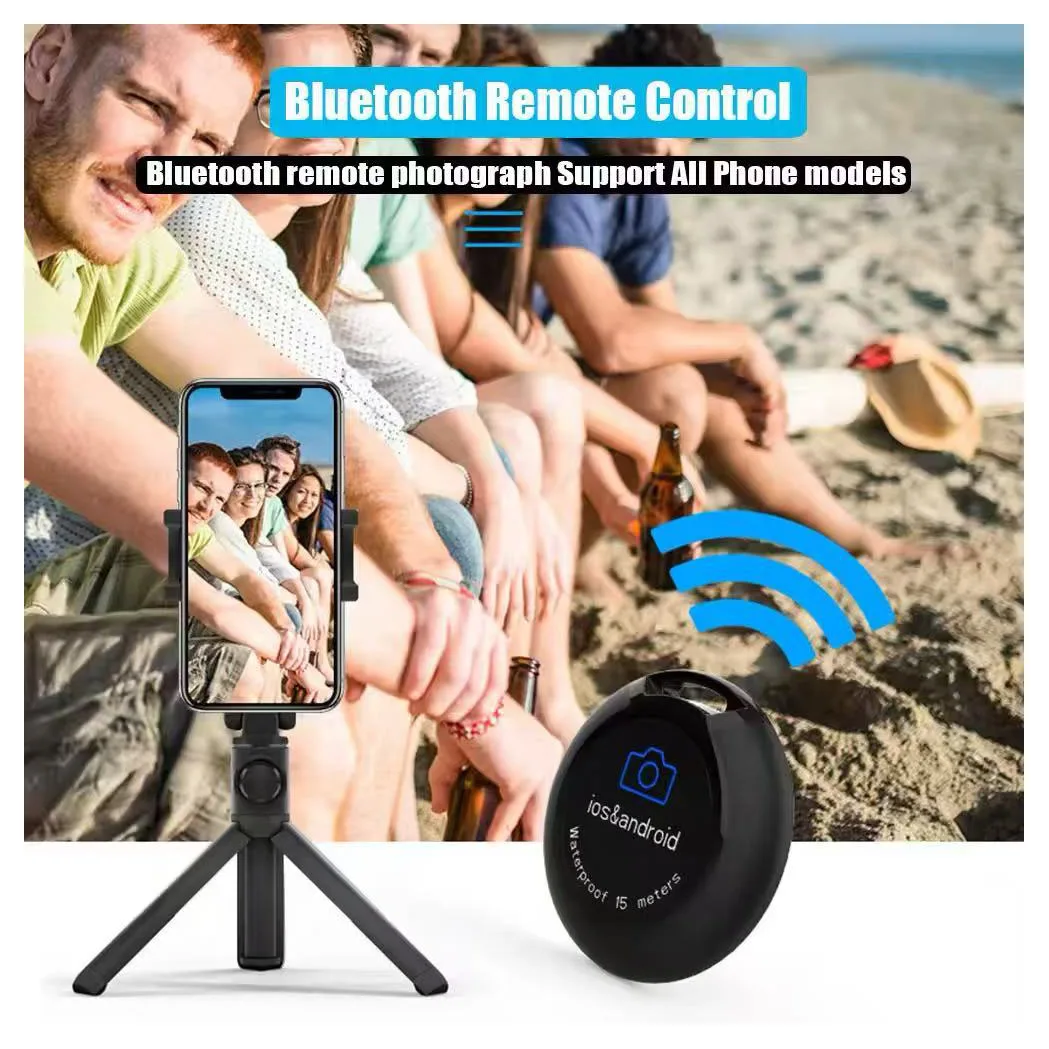 Uzaktan Kumanda 15 Metre Derinlik Su Geçirmez BT 3.0 Otoportre Uzaktan Kumanda Düğmesi Dalış Fotoğrafçılığı Kamera Deklanşör