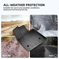 For BYD Seal U / Song Plus Sealion 6 2021-2024 TPE Floor Mats and Cargo Liner, All Weather Floor Liners Trunk Mat Heavy Duty Pad 5