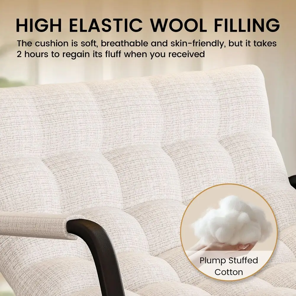 Oversized Double Papasan Rocking Chair 3