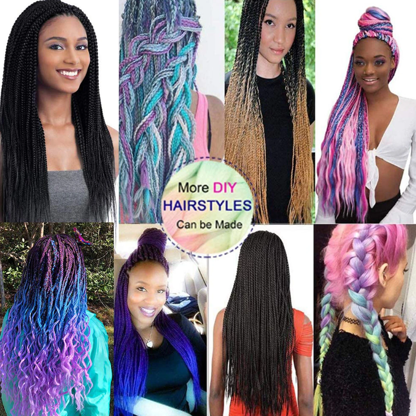 Synthetic Ombre Jumbo Braiding Hair - Image 6